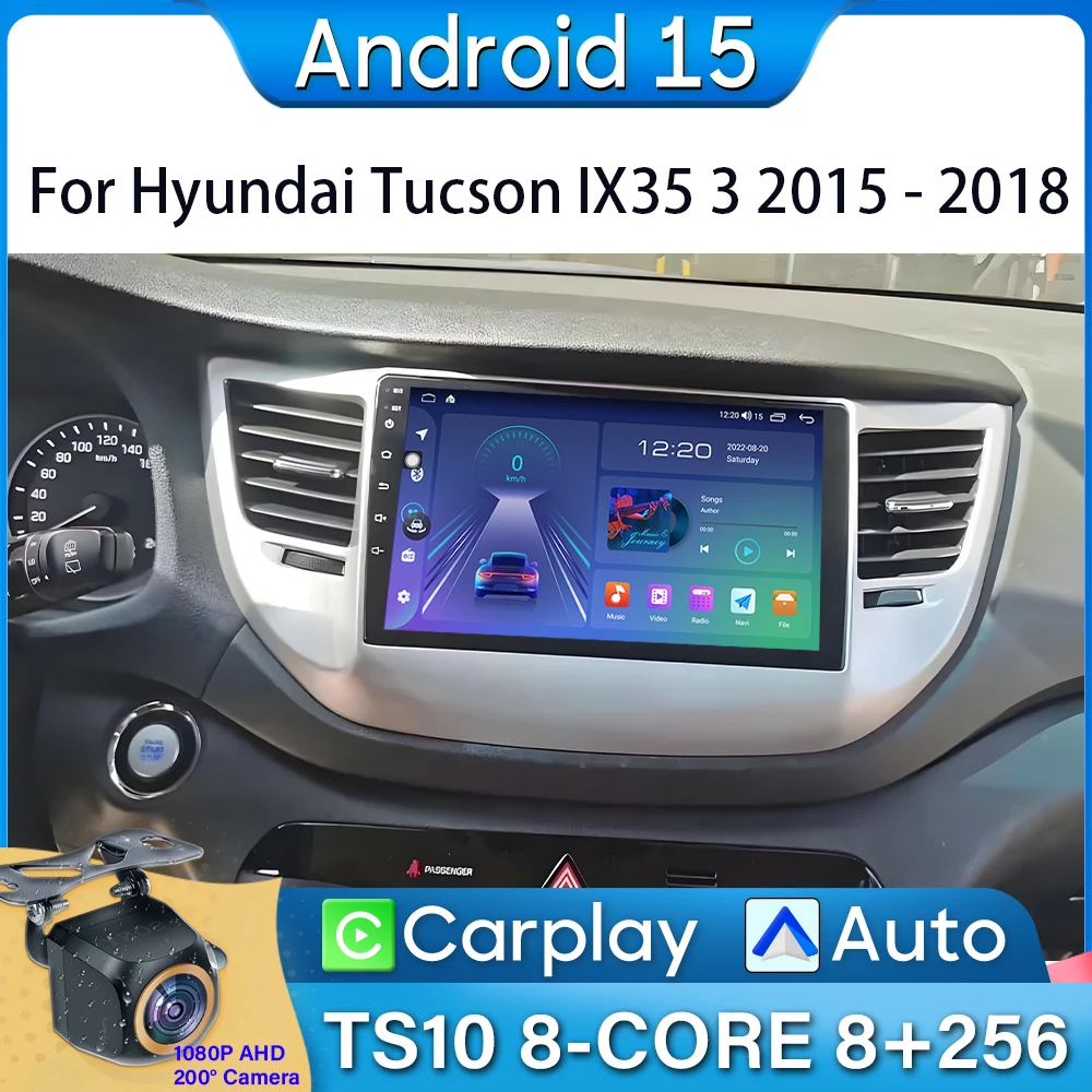 Car Radio Carplay For Hyundai Tucson IX35 2015 2016 2017