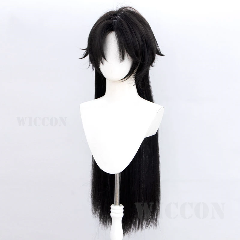 Game Genshin Impact II Capitano Cosplay Mask Wig The Captain Adult Wig Customized Nails Halloween Accessories 16