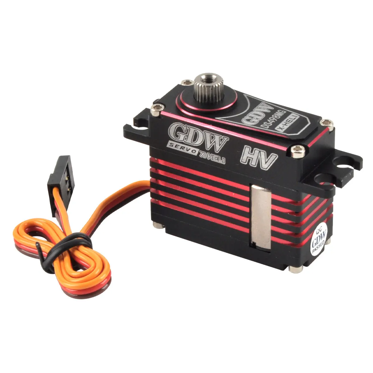 

Сервоприводы GDW DS498MG 22 кг, торсионная стальная шестерня, модель самолета с неподвижным крылом, Турбокомпрессор, самолет, средний цифровой рулевой механизм