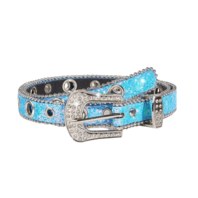 

Luxurious Waist Belt Western Full Diamond Belt Cowgirl Cowboy Belt Dropship