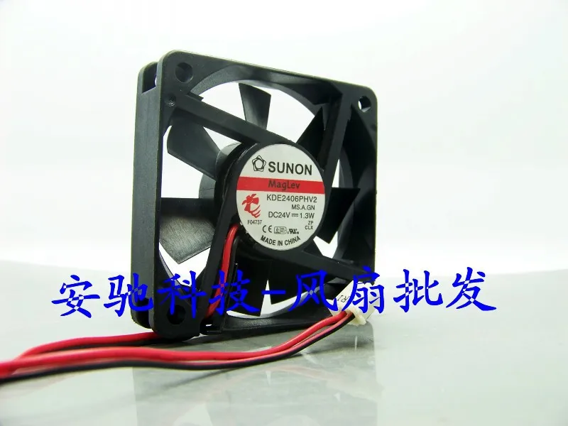 

Original KDE2406PHV2 6015 60mm DC 24V 1.3W maglev IPC axial cooling fans