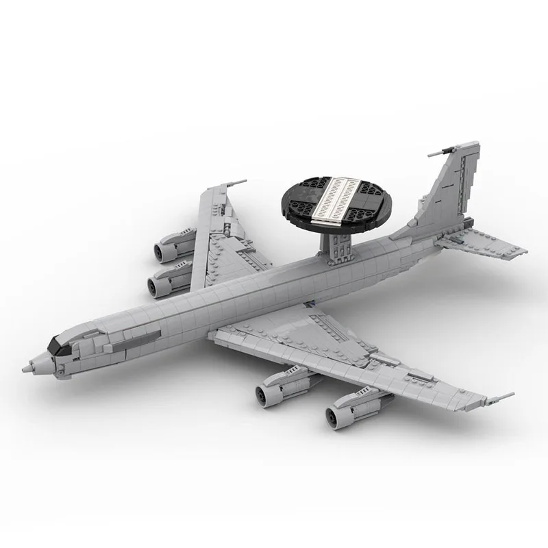 

Новинка 1700 шт. военная модель самолета MOC масштаб 1:80 стандартная модель самолета AWACS необычные идеи высокотехнологичные Детские Подарочные блоки истребительного самолета
