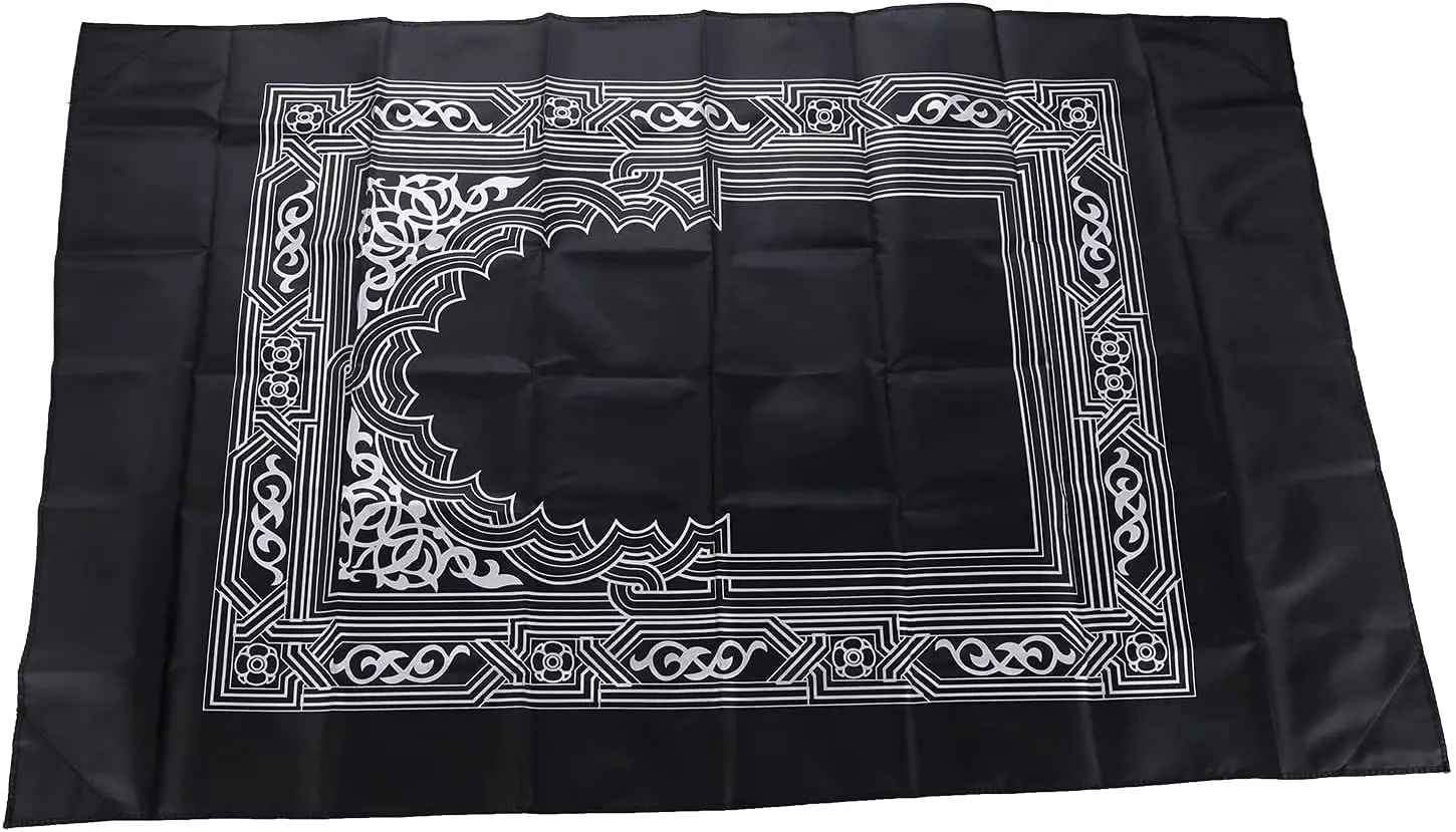 Portable Polyester Prayer Rug with Compass 2