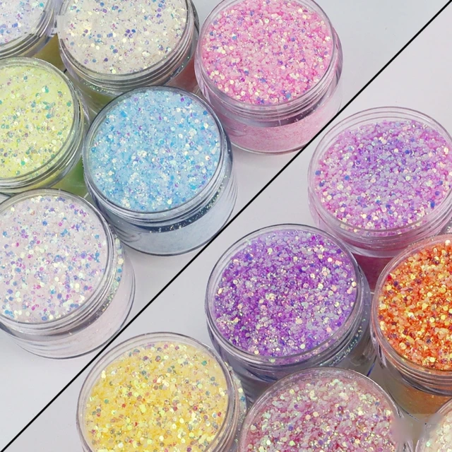 Color Change Fine Glitter for Resin,Resin Glitter Flakes Sequins,Craft  Glitter for Resin Crafts,Nail