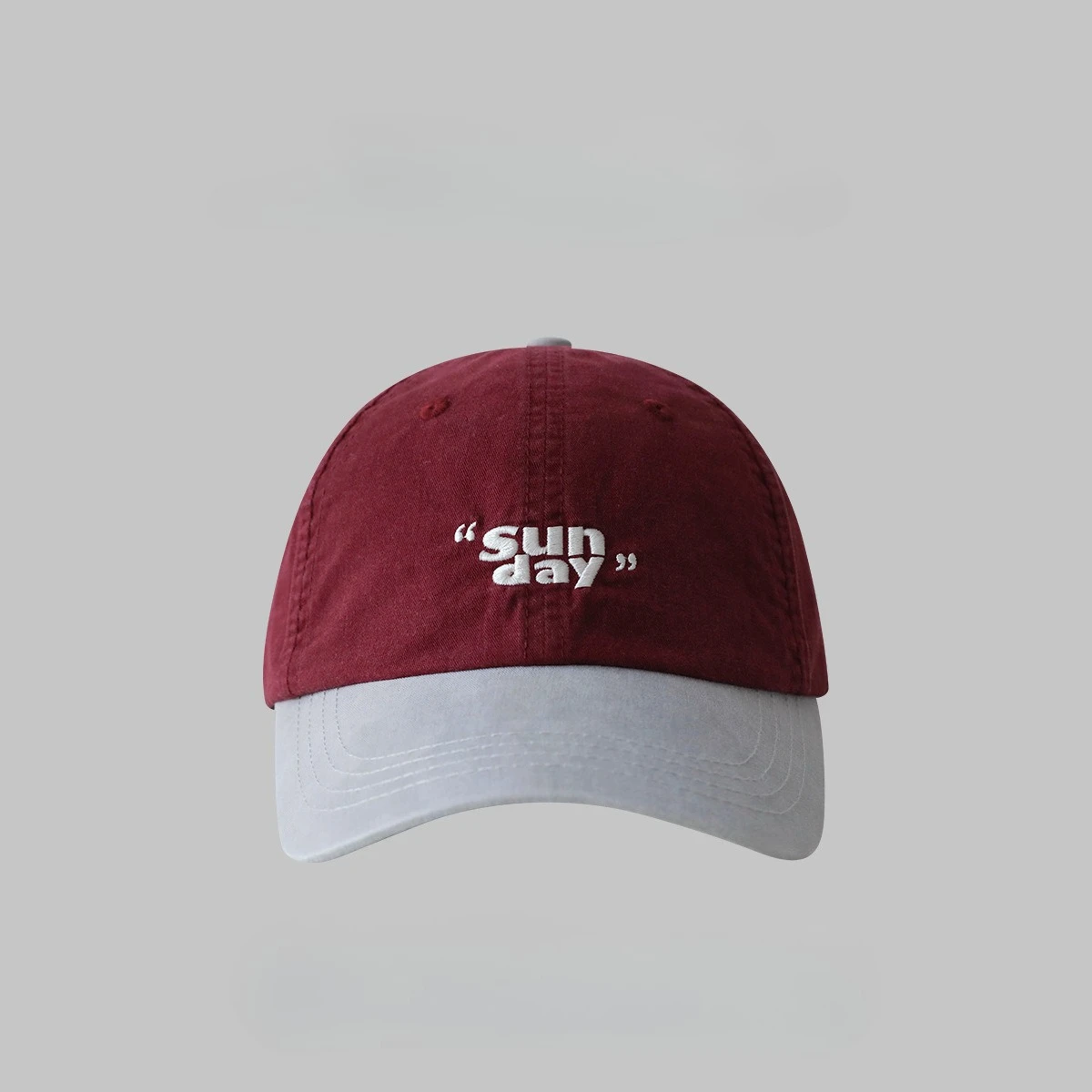 Kleine Nischen-Baseballkappe mit Farbblock-Design, personalisierte koreanische Outdoor-Sportmütze, verstellbare Entenschnabelkappe für Herren und Damen – Detail 4