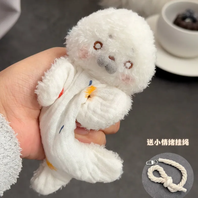귀여운 펜던트 카와이 물개 인형 장난감 재미있는 떠다니는 명상하는 물개 봉제인형 펜던트 여자친구와 아이들에게 적합한 선물