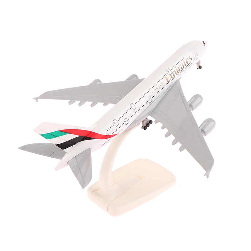 20cm 1:400 Aircraft Model Emirates Airbus A380 Metal Replica Alloy Material Aviation Simulation Children Boy Gift 6