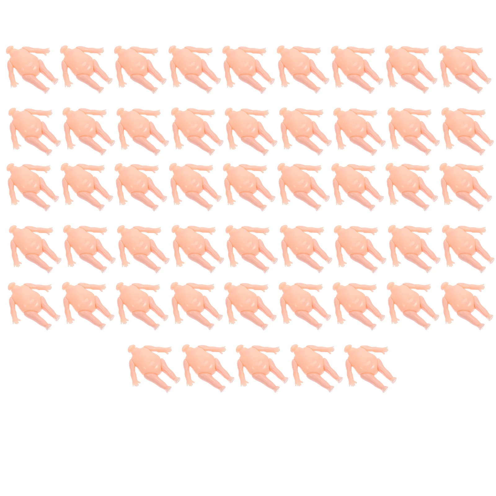 

50 Pcs Body DIY Toy Supply Kid Supplies Handmade Baby Dolls for Girls Gift Naked Plastic Craft Prop Kids Model Newborn