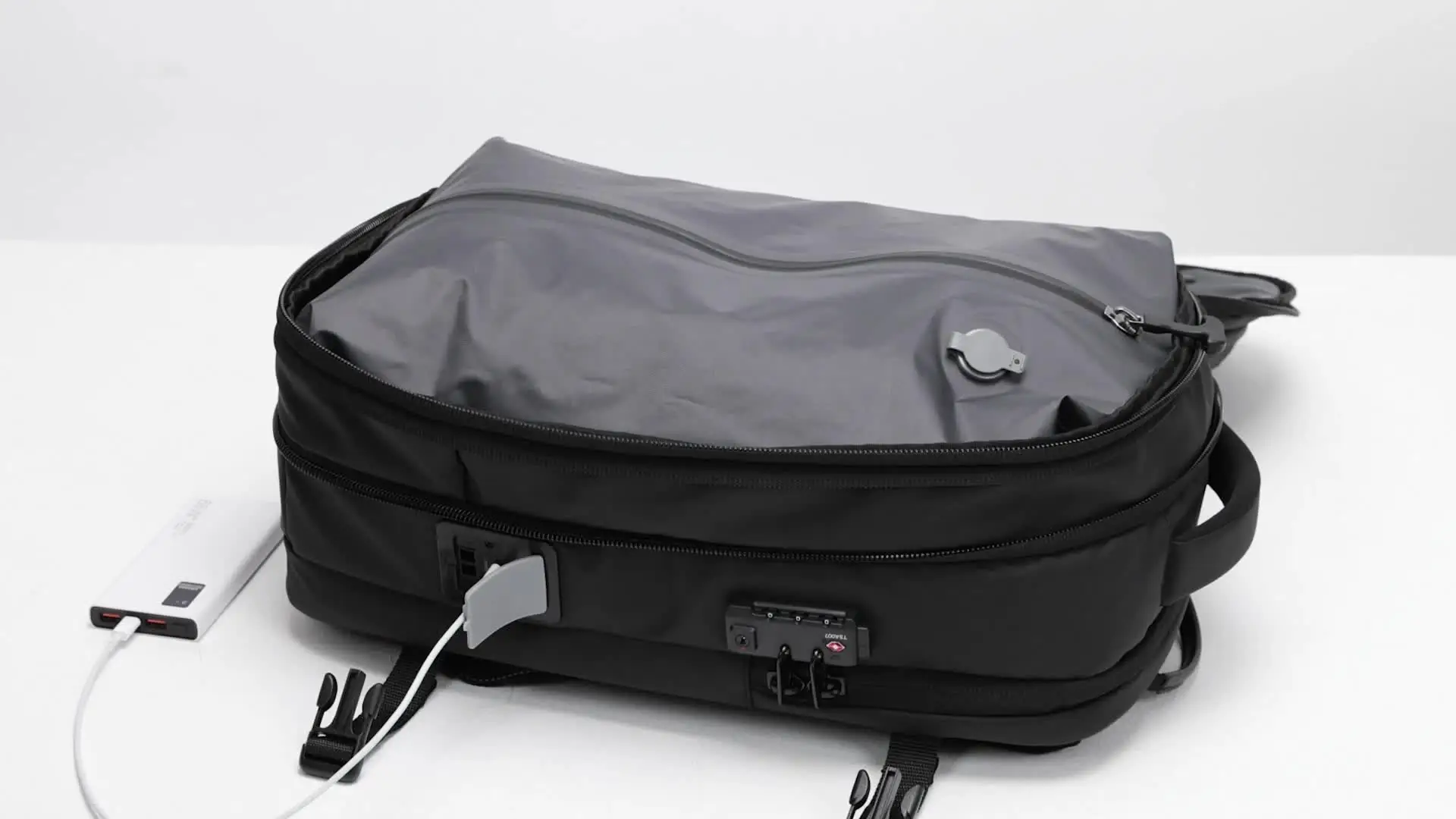 Мужской компрессионный дорожный вакуумный рюкзак одним щелчком мыши 17-дюймовый