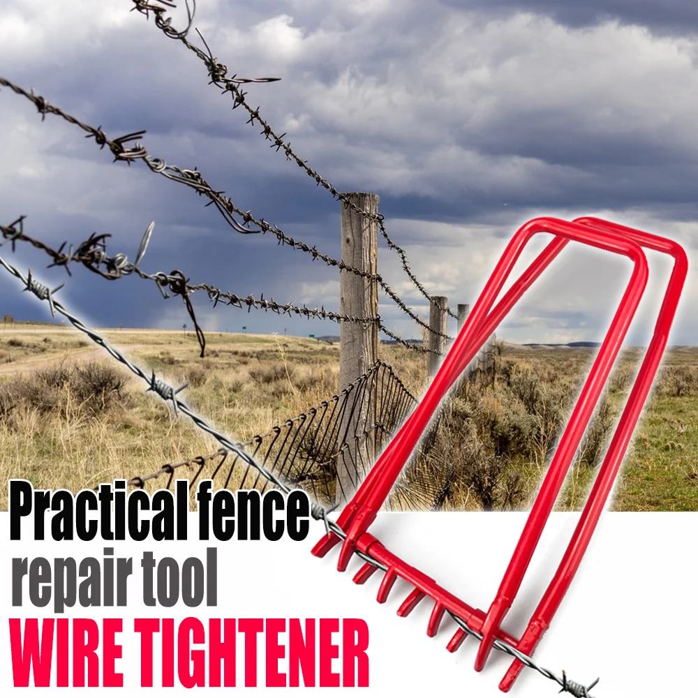 Fence Fixer Fence Repair Tool Ultimate Chain Fence Filter Household Fence Stretcher Gardening Farm Fence Tensioner Tools 2