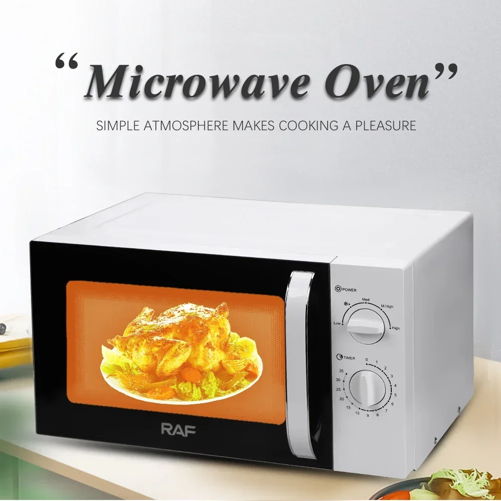 23L Microwave Countertop Household Kitchen Home Use Safe Healthy Fast Heating Baking Pizza 2