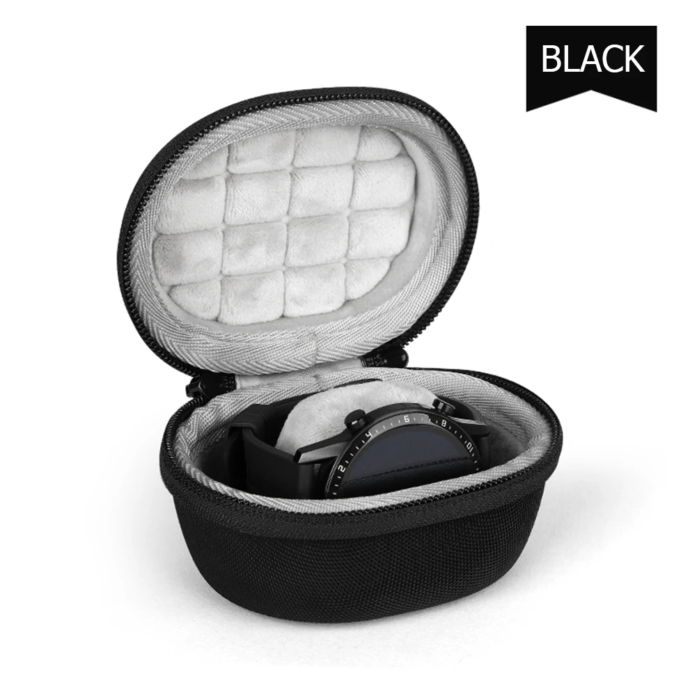 Hard Shell Travel Storage Bag Hard Carrying Case EVA Protective Storage Case for Apple Watch Series 7 6 5 for Huawei Watch Fit 2 watch storage box,watch storage bag,watch storage pouch,watch protector