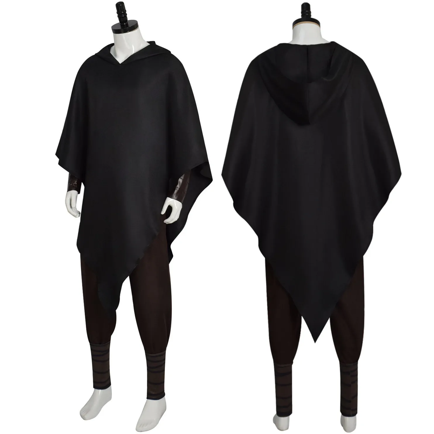 Puss Boots Wolf Cosplay Costume Adulto Mens Pantaloni Mantello Abiti Completi Bambini Halloween Carnevale Travestimento Costume Da Festa