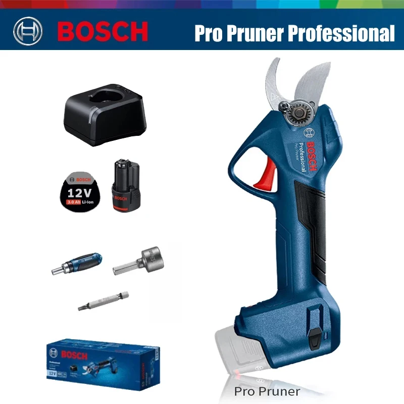 Bosch Pro Cordless Pruning Shears 12V Electric Cutting Machine Power Tool 