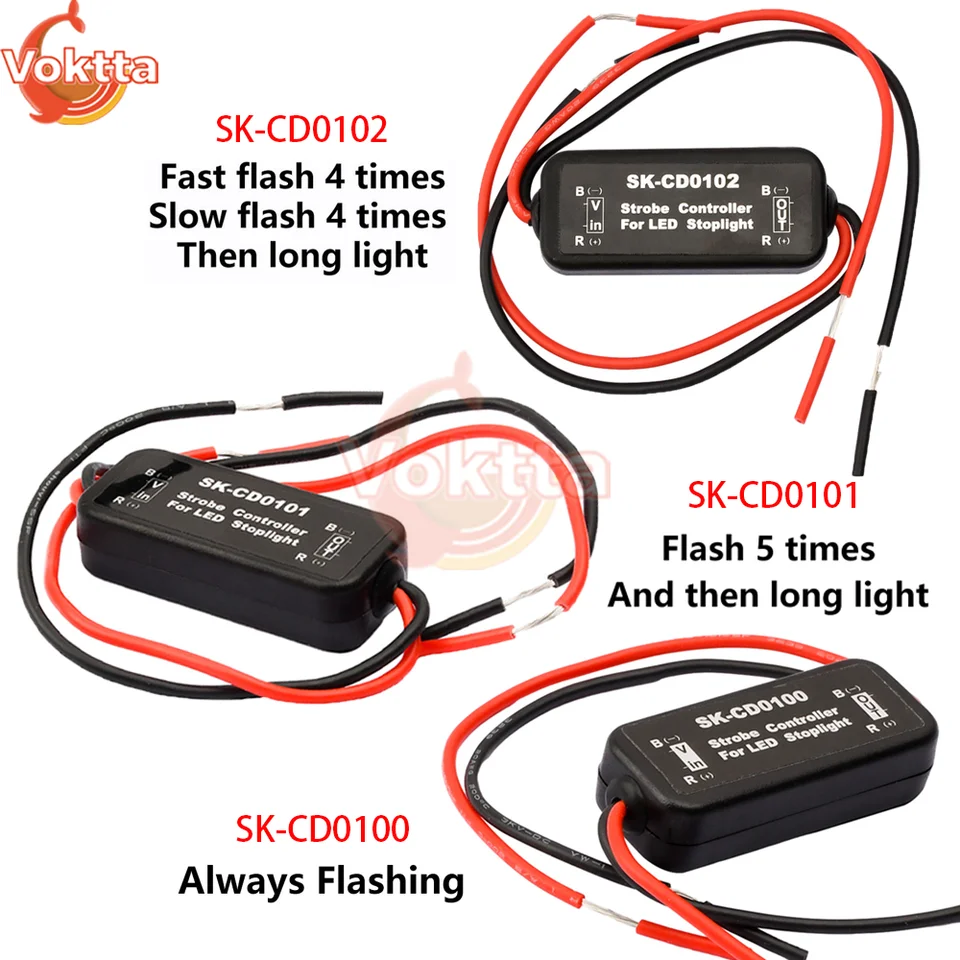 12-24V Universal Flash Strobe Controller SK-CD0102 SK-CD0101