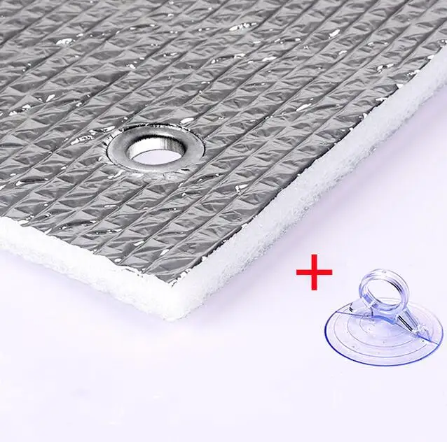 Aluminiumfolie Beschattungsfolie Anti-UV Sonnenschutz Büroglas Isolierfolie Zimmerfenster Wärmedämmung Baumwolle Sonnenschutzfolie_voghion.com