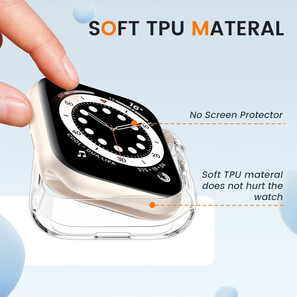 Apple Watch Full TPU Bumper Cover Case (No Screen Protector)