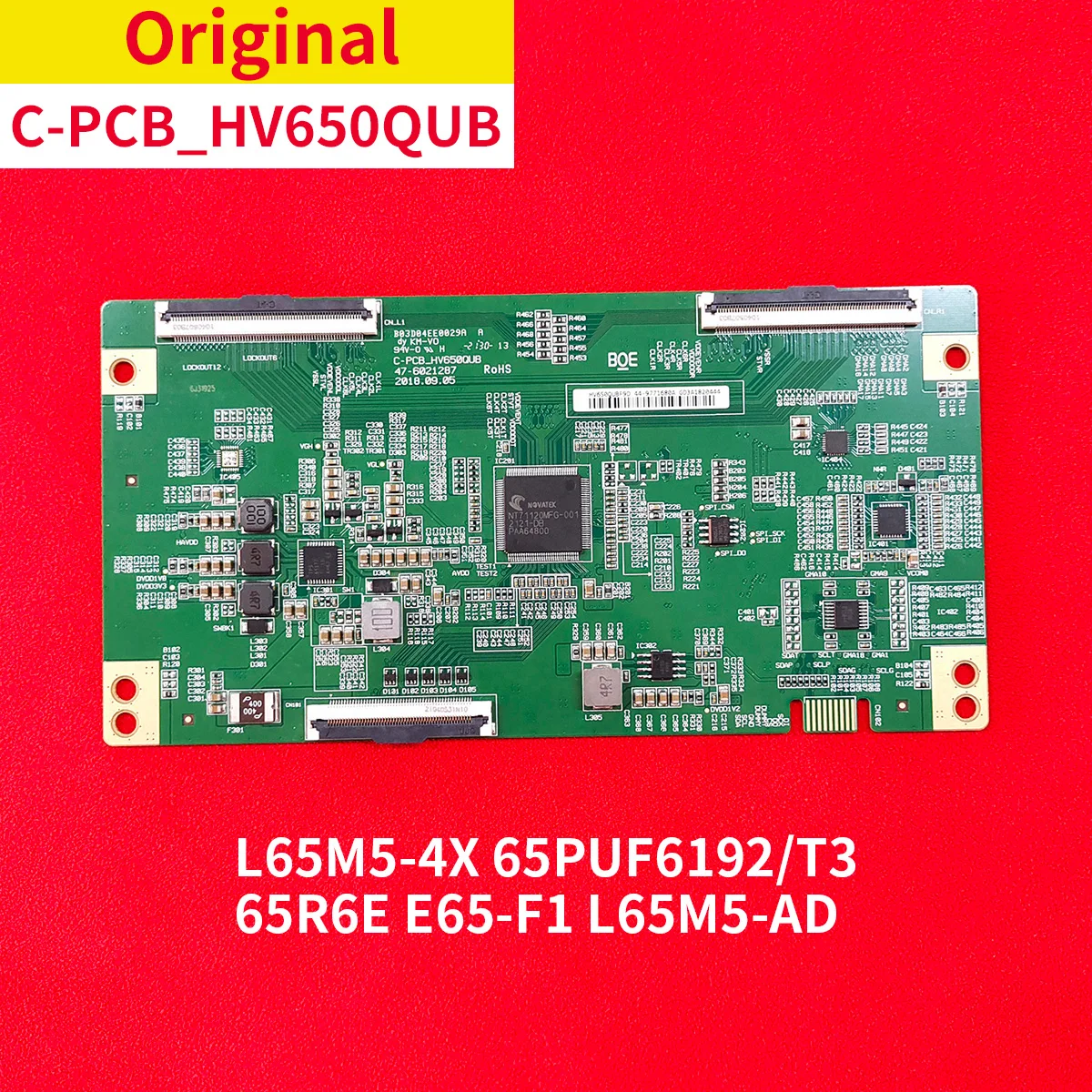 Original Logic Board C-PCB_HV650QUB 47-6021287 for L65M5-4X 