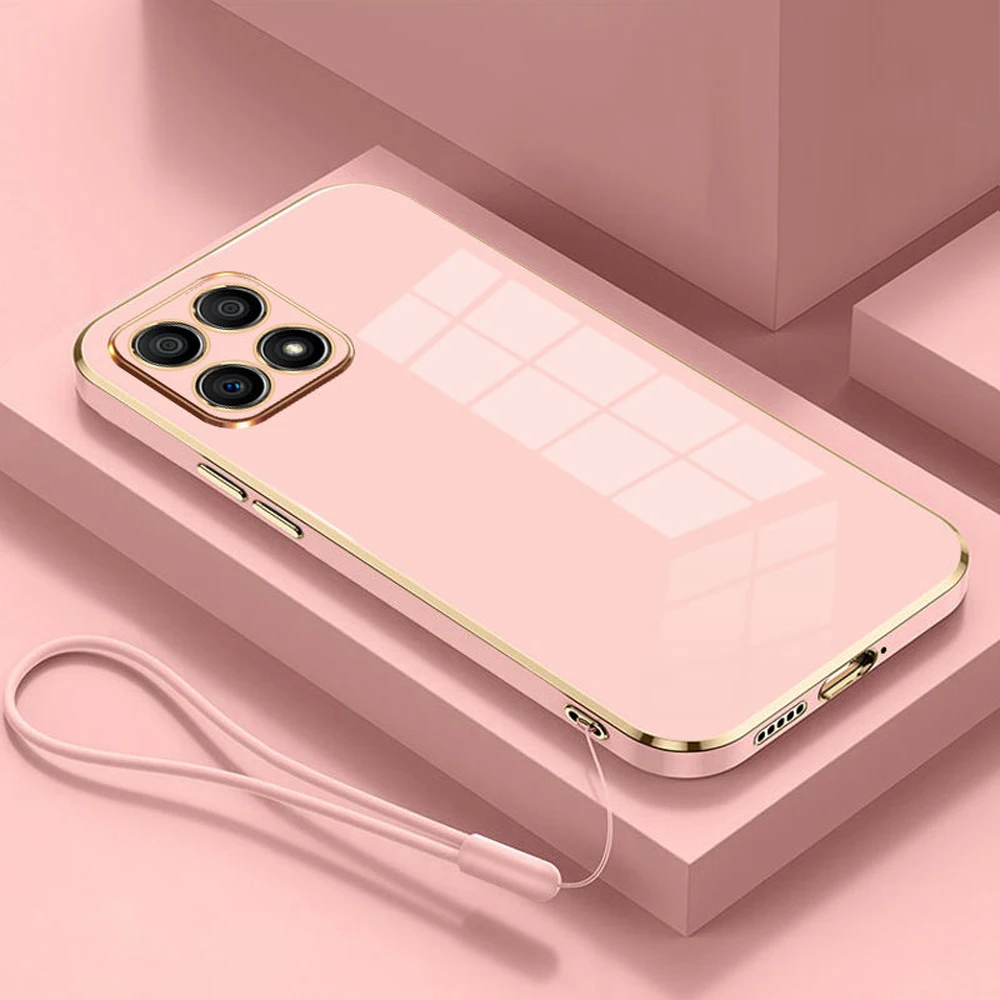 Luxury Shockproof Plating Square Phone Case – Enhanced Protection and Style