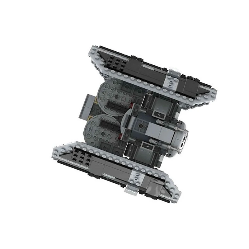 NEW 453Pcs MOC Spaceship TIE/ad Advanced x1 Vader's Fighters Building Blocks Modified from Tie Bomber Bricks Model DIY Toys Gift 6