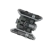 NEW 453Pcs MOC Spaceship TIE/ad Advanced x1 Vader's Fighters Building Blocks Modified from Tie Bomber Bricks Model DIY Toys Gift 6