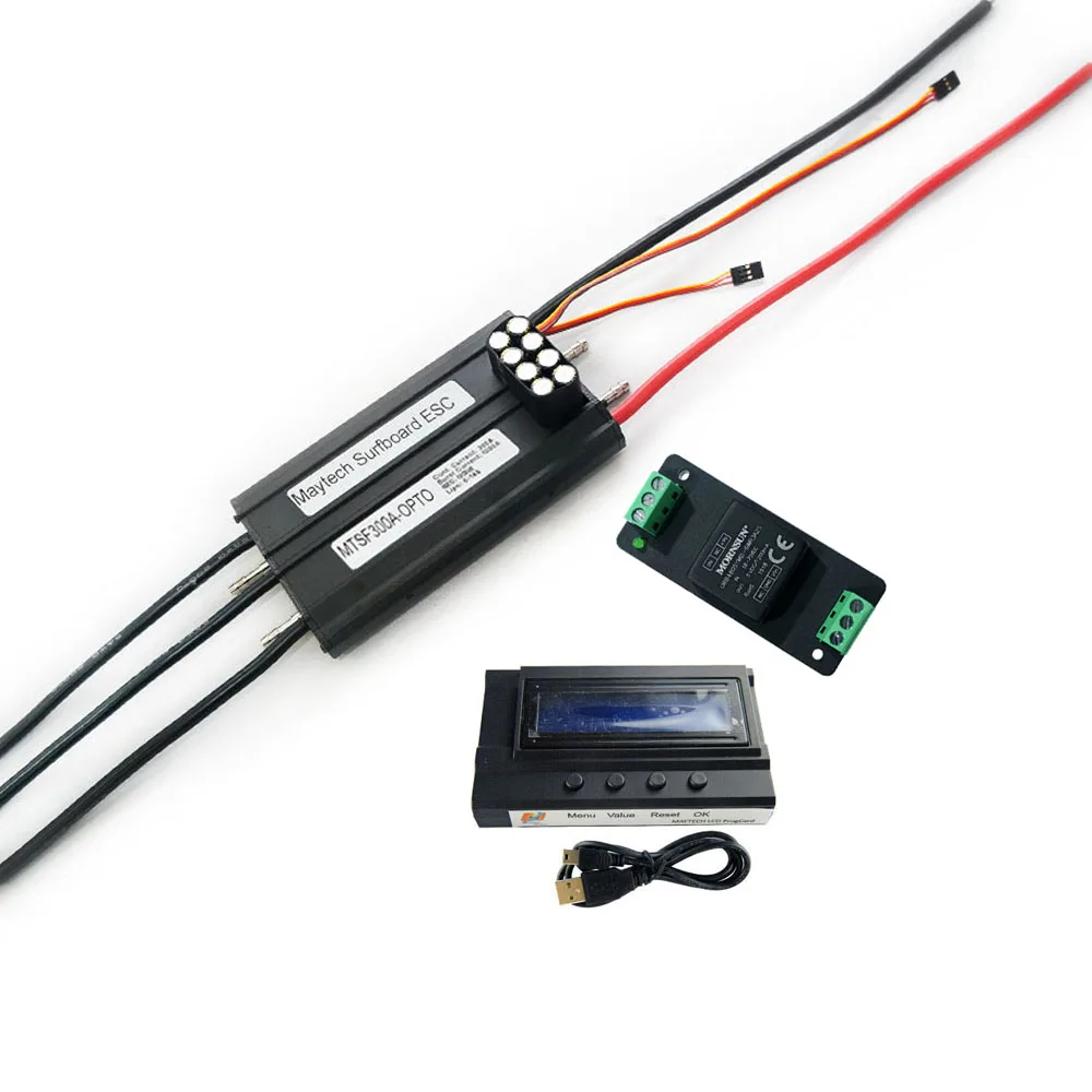 

Maytech бесщеточный ESC 14S 300A для радиоуправляемой морской подводный пропульсор Efoil, водная гидрофольга, электрическая фольга
