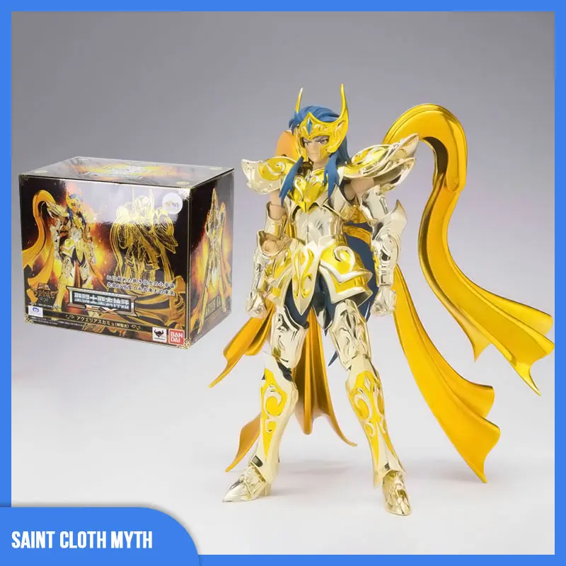 

[In Stock] Original Bandai Saint Cloth Myth Ex Aquarius Camus God Soul Of Gold Anime Action Figures Collection Model Toy Gift