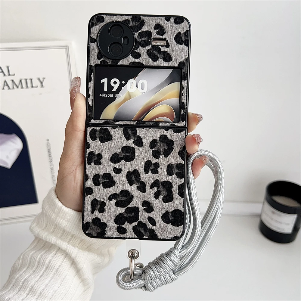 Leopard Print Clear Hard PC Luxury Shockproof Phone Case