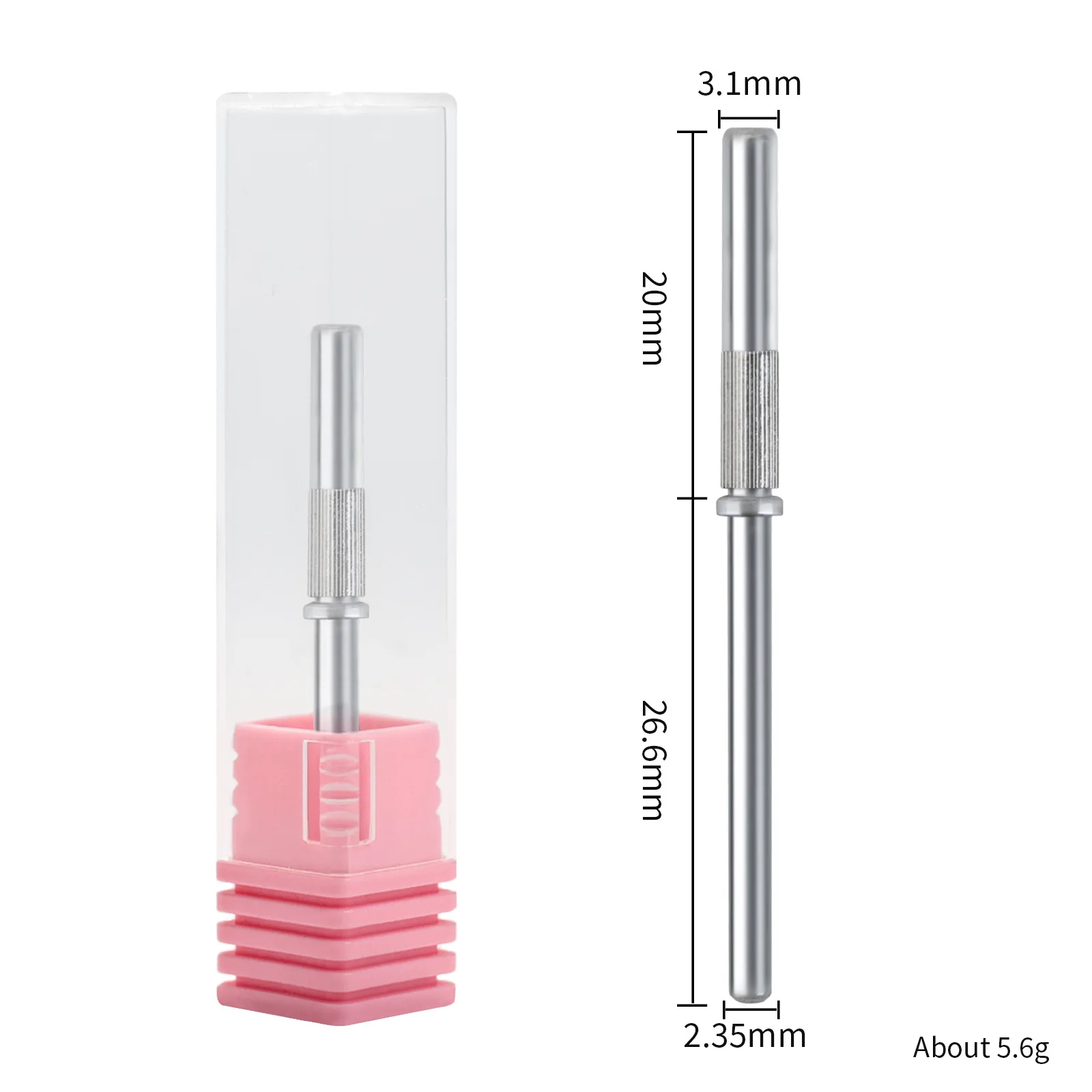 Nail Art Tools Nail Drill Bit Nail Drill Bits Nail Sanding Bands 3.1mm Longer Mini Zebra Nail Sanding Bands Electric Machine Nail Drill Bits UV Gel Acrylic Polish Remover Nails Accessories Tool