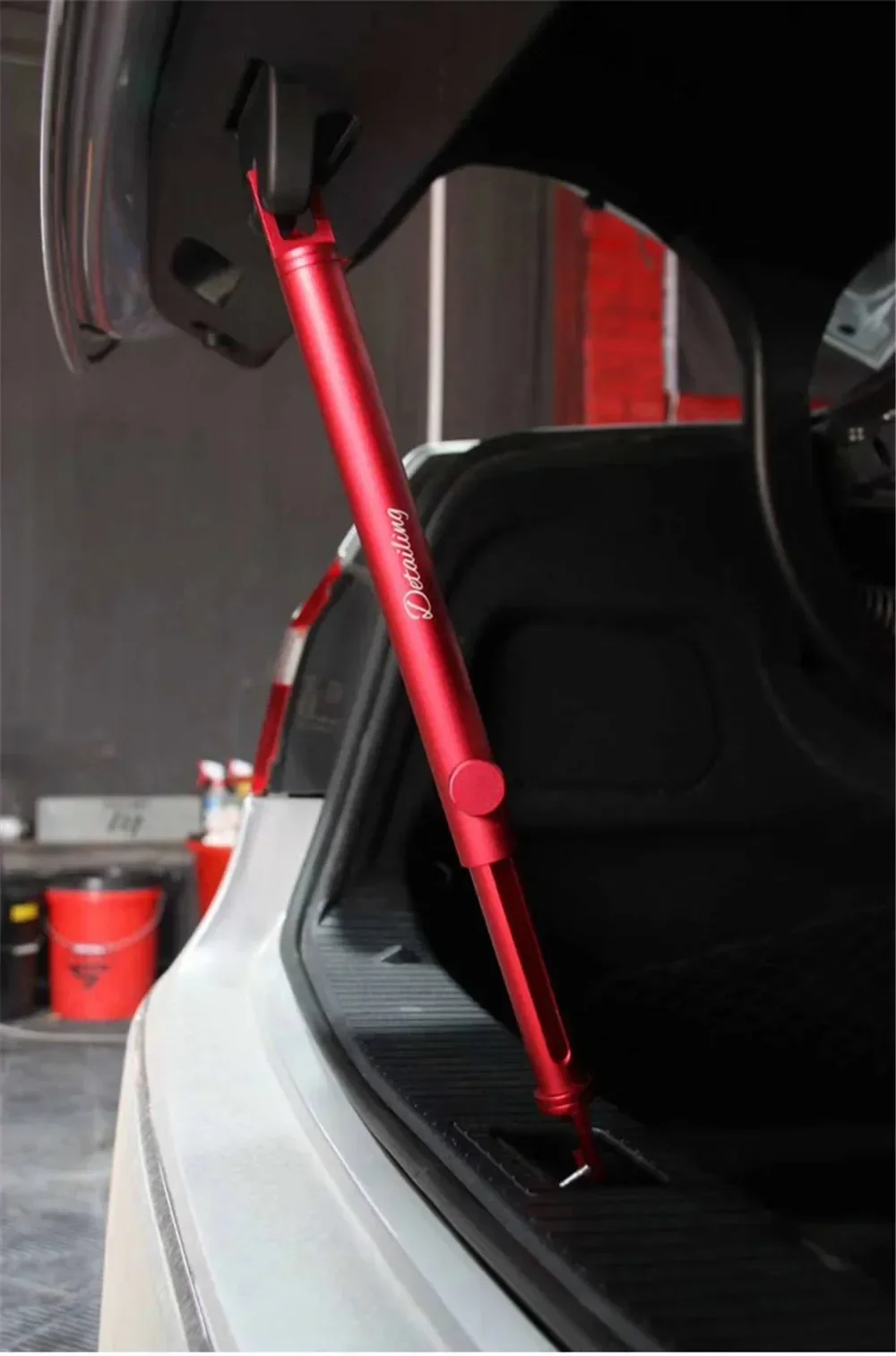 Description Picture 6 of item2024 Support Rod for Car Polishing 32-48cm Retractable Aluminum Crowbars Holding Vehicle Trunk Lid Door Fixing Tools Support