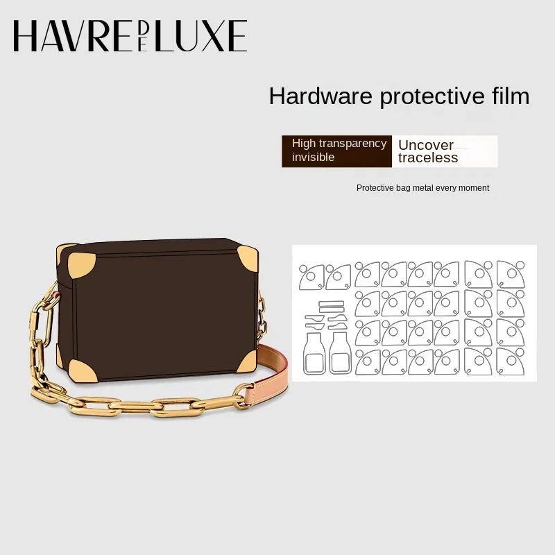 HAVREDELUXE Metal Film For Lv Mini Soft Box Bag Mini Softtrunk