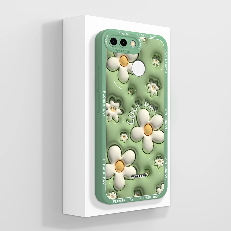 Fun Cartoon Liquid Silicone Phone Case - Full Protection Bumper Cover