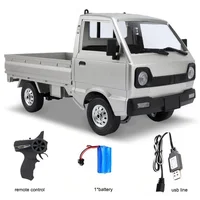 1/10 Wpl D12 Rc Car Simulation Drift Climbing Truck Led Light On-road Haul Cargo Remote Control Electric For Children Gifts Toy 2