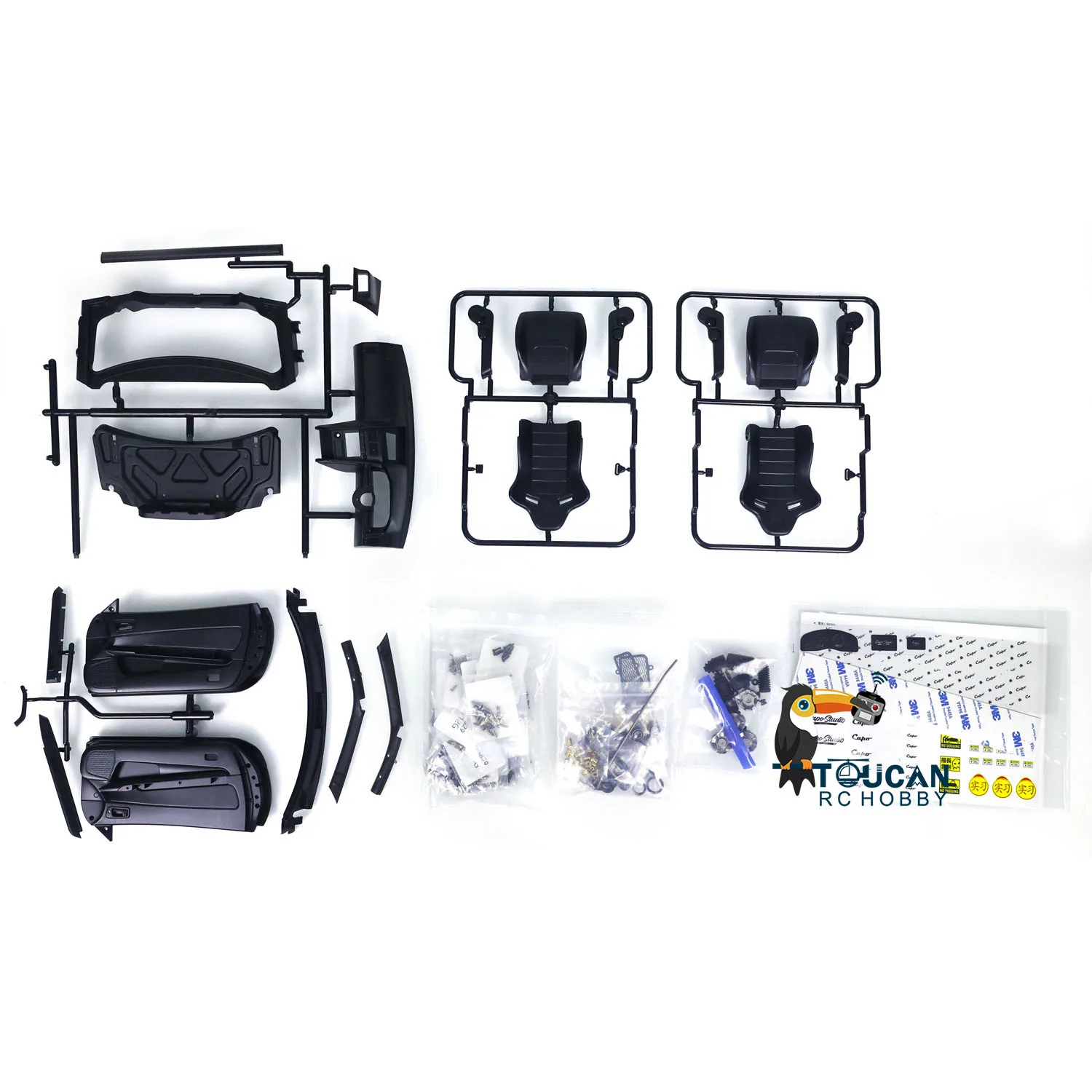 1/8 Capo R34 RC Racing Car Model Radio Control Drifting KIT W/O Electrical Parts 2-Speed Gearbox Vehicle Truck Model TH22097 6