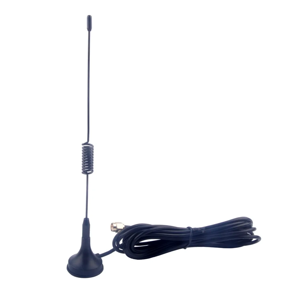 RCmall GSM Antenna 900-1800MHz Dual Band Mobile Signal Booster Outdoor Suction Cup Antennas 3M Meters SMA Connector Male signal booster antenna outdoor antenna