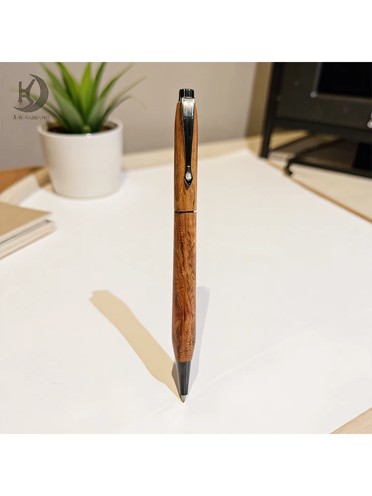Penne a sfera retrattili in legno sottile - immagine 6