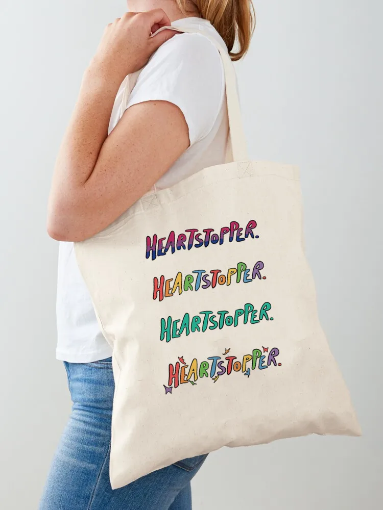 

Shopping Tote Canvas Bag Handbag Heartstopper Leaves print Shopper Bags Shoulder Bags Female Vintage Casual Student Book Bag