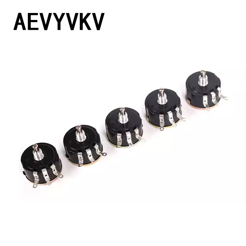 Wire Wound Potentiometer WX112 WX050 5W Single Circle Wire Wound Potentiometer 100R 330R 470R 1K 2K2 3K3 4K7 5K6 6K8 10K 22K 33K 47K ohm