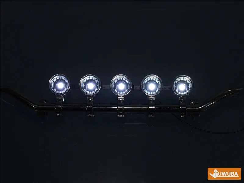 LED Original Dach-Scheinwerfer Upgrade-Lichtplatte für 1/14 Tamiya RC Muldenkipper für BENZ ACTROS 3363 56348 Autozubehör – Detail 8