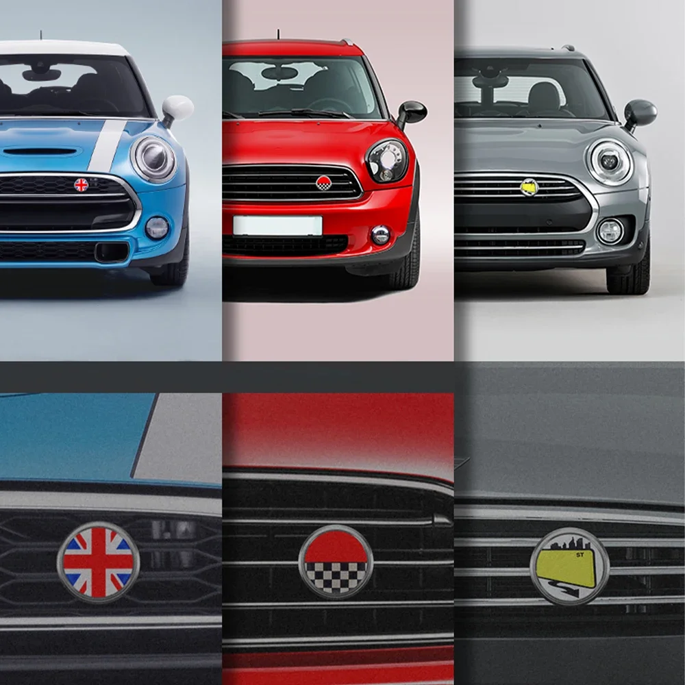 新しい金属 3D フロントグリルエンブレムバッジ車のロゴ外装装飾