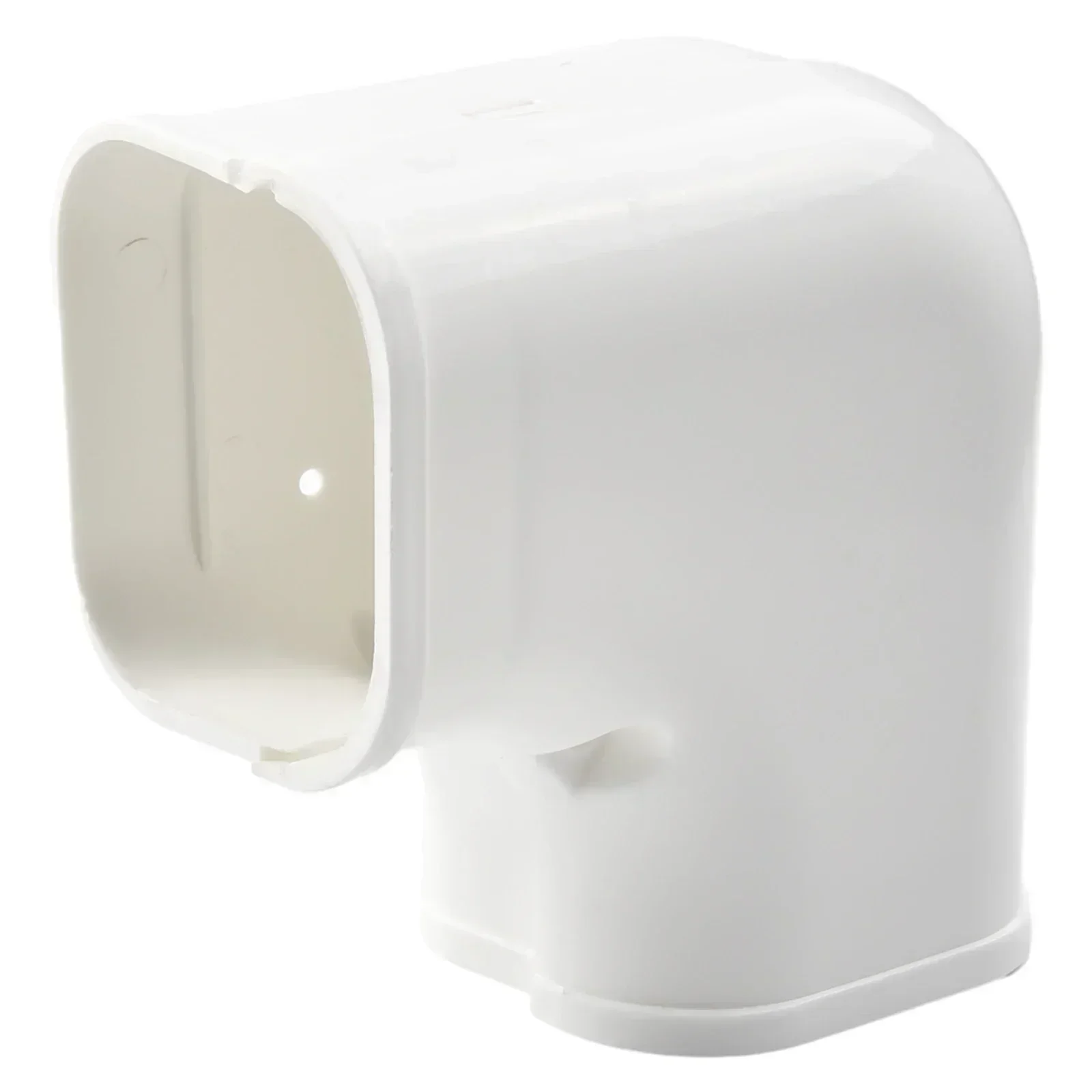 Coupling End Cap Cover Indoor Outdoor Connection Lines Wall Cap Wall Entry Weather Resistance 135&deg;Flat Elbow