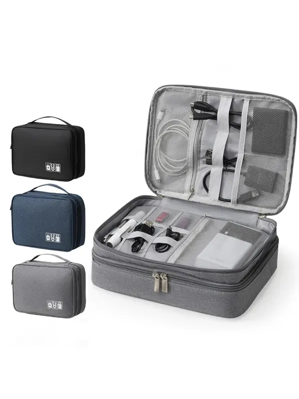 Multifunctional Digital Bag Data Cable Headphones Hard