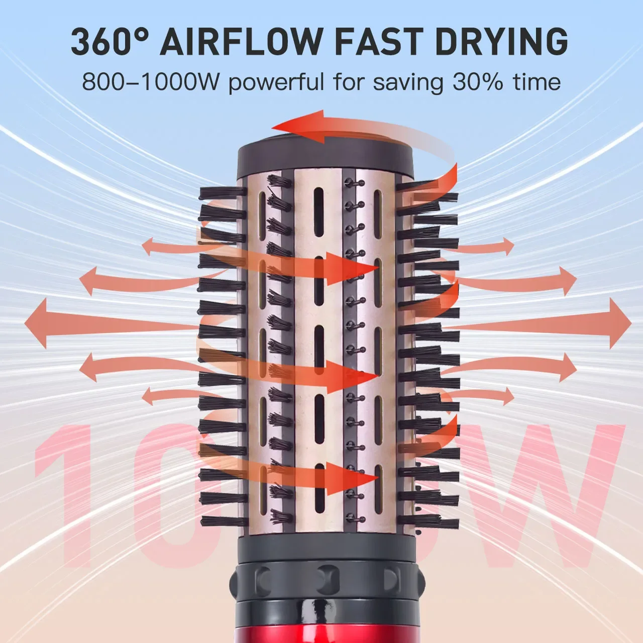 3-in-1 Hair Styling Hairdryer,Two-way Automatic Rotating Hot Air Comb,Brush Hair Dryer,Negative Ion Hot Air Brush,Curling Brush