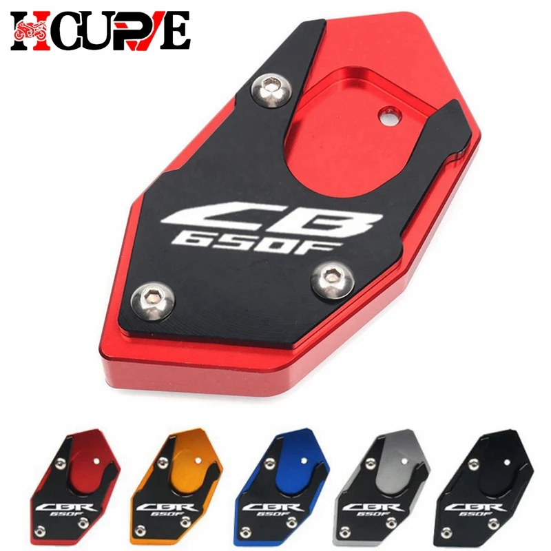 Подставка для мотоцикла CNC с подножкой, боковая подставка, удлинитель, опорная пластина, увеличитель для HONDA CB650F CBR650F CB CBR 650F 2014-2018