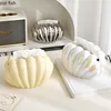 Ceramic Tissue Box Silver Shell Clamshell Desktop Cute Storage Container Napkin Paper Box Household Removable Tissue Box 1