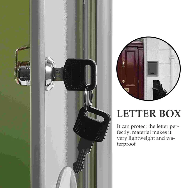 Fém Levél Doboz Csepp Műanyag Malacka Bank Falra Szerelhető Postafiók Iroda Üzleti Csomag Az Ajtó Falához - Image 3