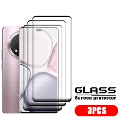 Honor X9C Tempered Glass Screen Protector - 9D 9H Full Curved HD Shield (1 - 4 Pack) for Honor X9C (3 Front Glass)