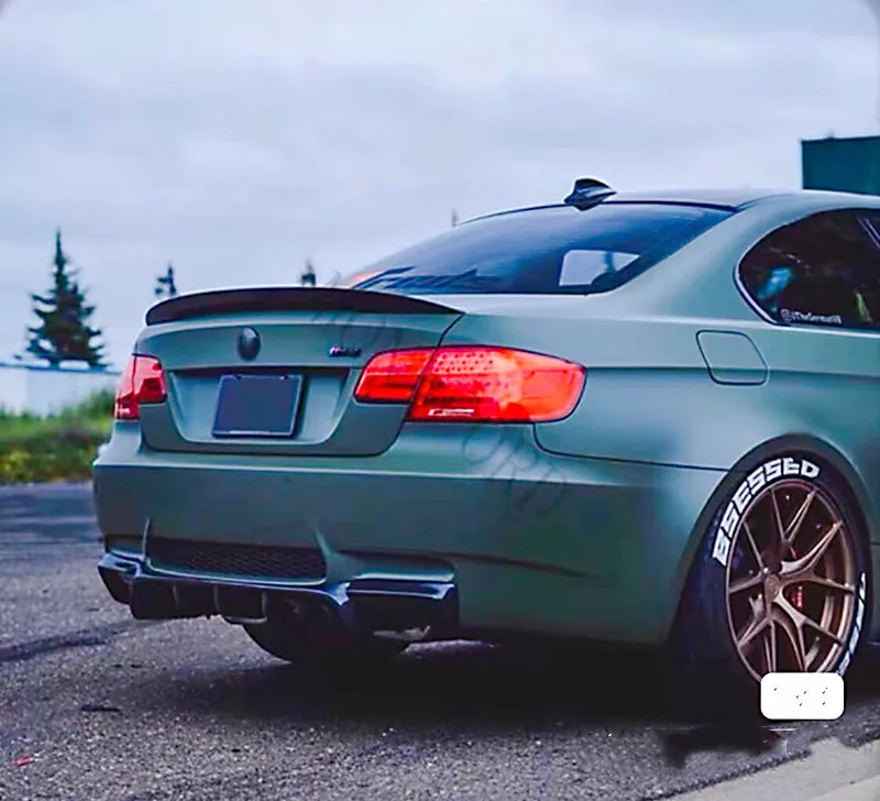 Für 2005-2012 BMW 3er E90 Auto Heckklappen-Spoiler Flügel ABS-Kunststoff Karosserie-Kit Exterieur Tuning Zubehör – Detail 9