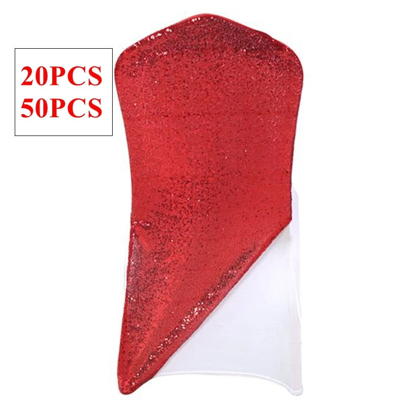 

Чехол на стул из спандекса с блестками, 10 цветов