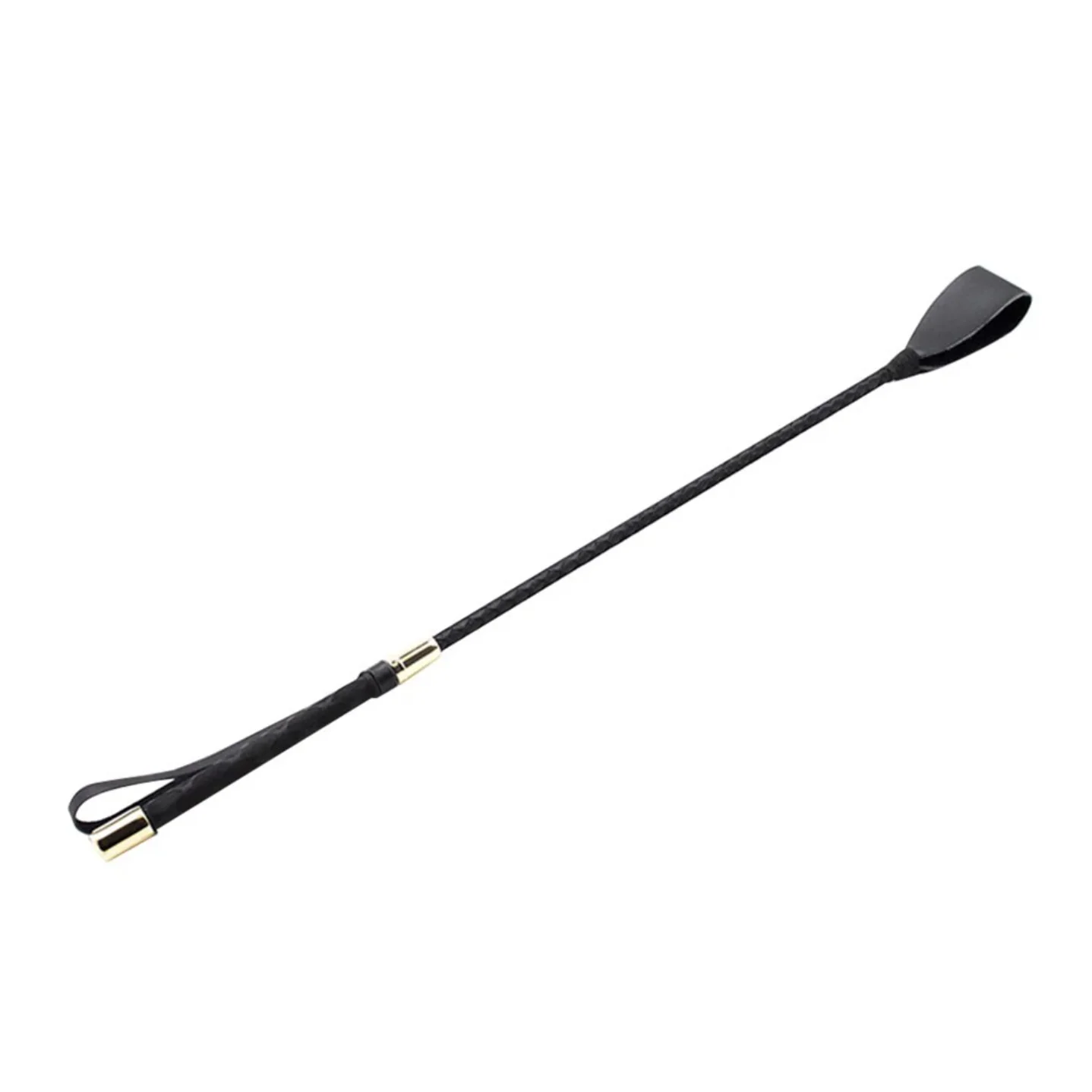 Riding Equestrian Whip Training PU Leather Lash Anti-slip Portable for Outdoor Racing Performance Beginner equestrian whip